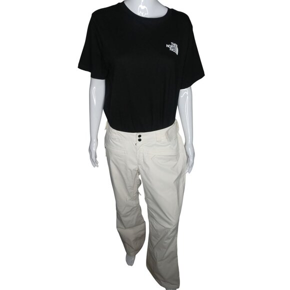 The‎ North Face Large T-Shirt/Large Pants 2PC Set Black & Cream - Picture 6 of 11